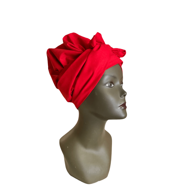 Turban facile à enfiler, doublé de satin By Georges Décimus